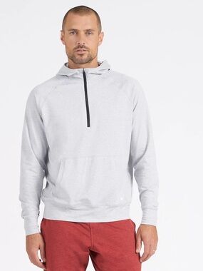 VUORI PONTO PERFORMANCE HALF ZIP HOODIE - MEN'S XL GRAY! EXCELLENT CONDITION!